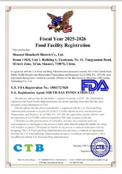 case-Shaanxi Shineherb Biotech Co., Ltd.